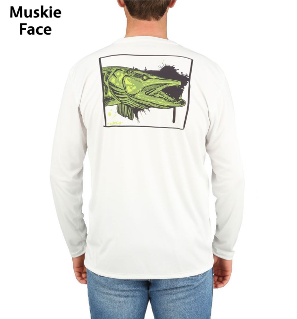 Simms Solar Tech Tee Muskie Face Simms Solar Tech Tee Muskie Face